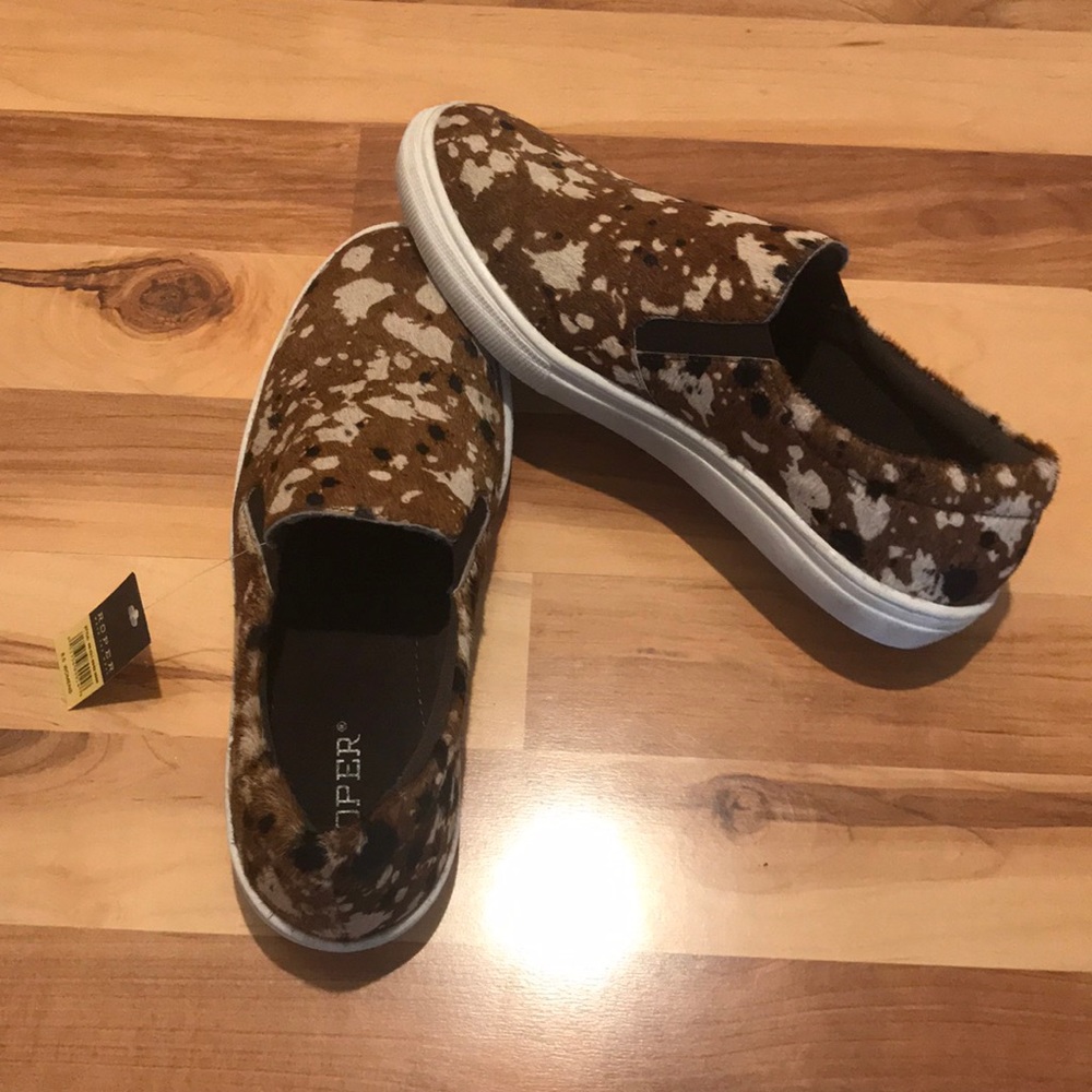Roper Mane hair on hide shoes